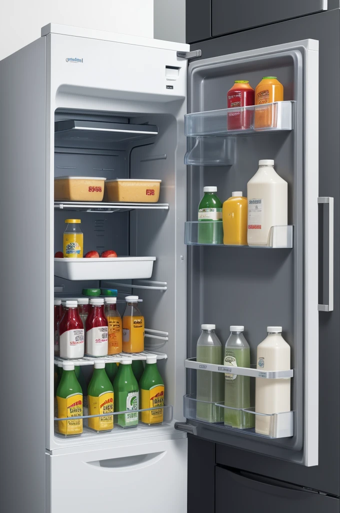Chie brastemp 2024 gray refrigerator