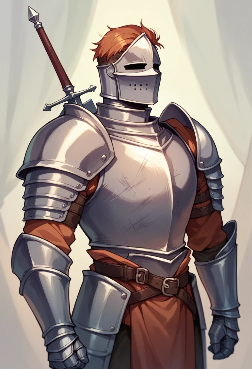 Man, Human, Knight, Rusty armor