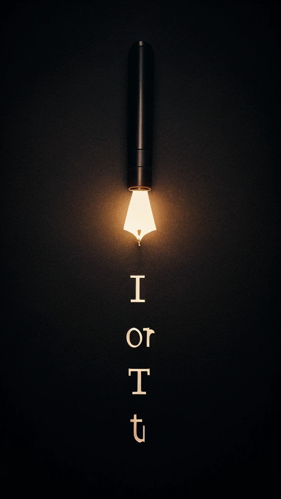 Create a logo the word of "RUMI", write in a word , create dark theme with black background