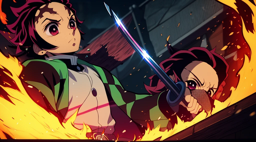 hight resolution, Anime Art Wallpapers 8K, epic composition, Battle, Anime character with a sword on the background of fire and water, mist, Cute guy with black and pink short hair in Demon Slayer art, Demon Slayer Art Style, demon slayer rui fanart, badass anime 8 k, Demon Slayer, Anime Key Art, 4 k manga wallpapers, kimetsu no yaiba, anime wallaper, Ultra Transparent, Ultra Detailed, very extremely beautiful, anime epic artwork, Anime Art Wallpapers 8K, Local Art