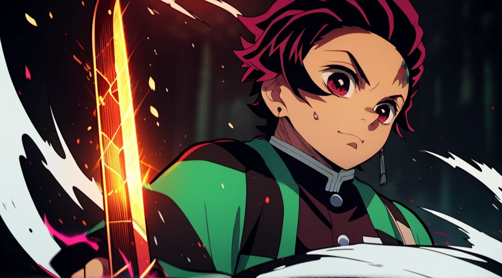 Anime Art, Anime character with a sword on the background of pink flames ,Cute guy with black and pink short hair in Demon Slayer art, Demon Slayer Art Style, demon slayer rui fanart, badass anime 8 k, Demon Slayer, Anime Key Art, 4 k manga wallpapers, kimetsu no yaiba, anime wallaper, Ultra Transparent, Ultra Detailed, very extremely beautiful, anime epic artwork, Anime Art Wallpapers 8K, Local Art