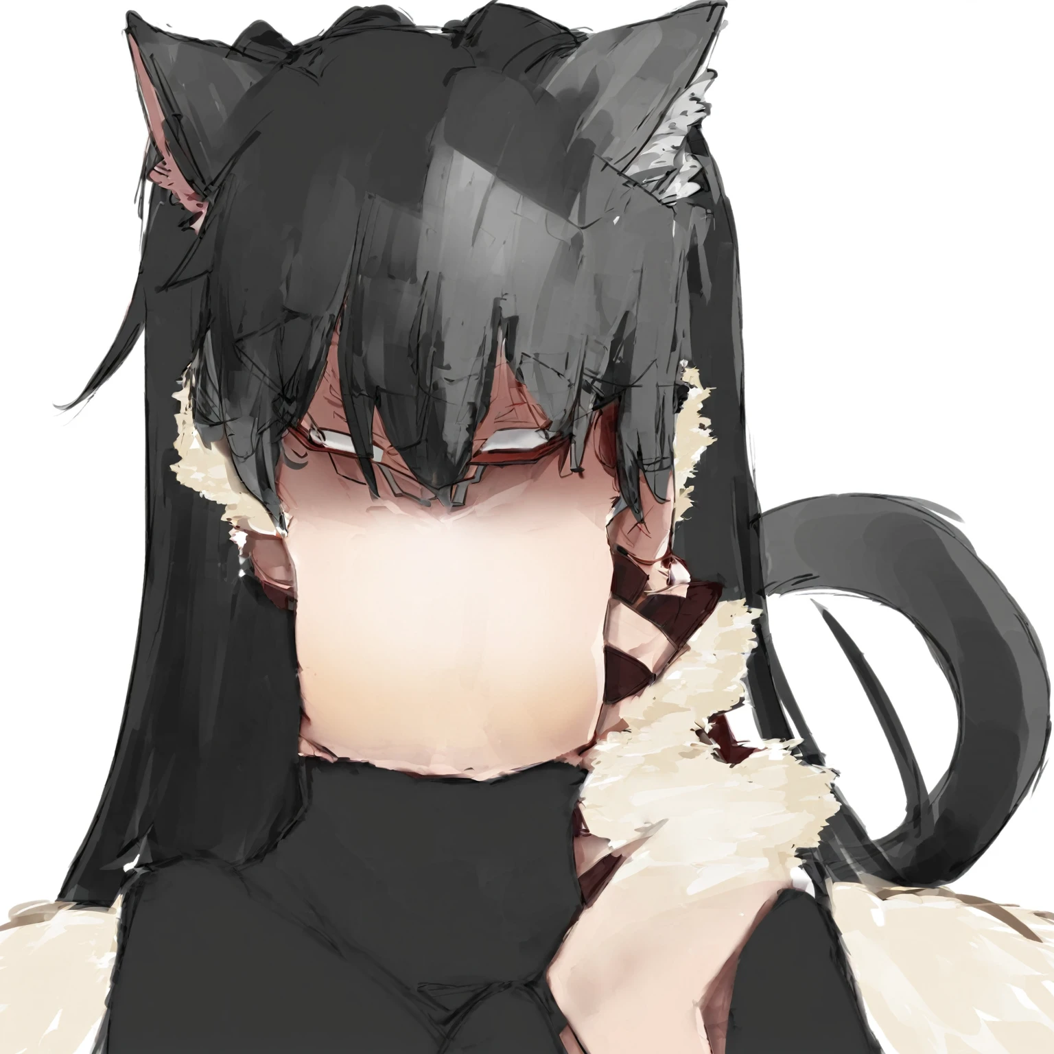 make a demon slayer character based off lilith with owl wings and cat ears