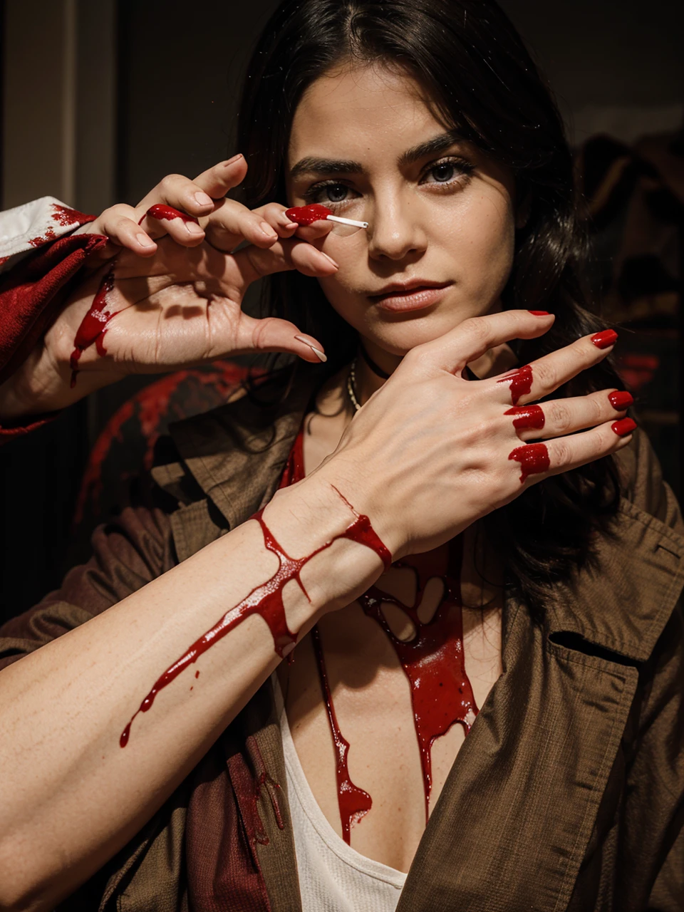 Cut this hand and more blood