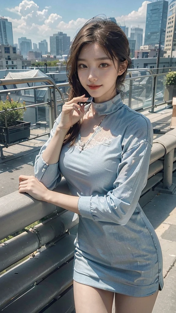(8k, RAW photo, best quality, masterpiece), (realistic, photo-realistic:1.2), ultra-detailed, 1 girl,cute, solo,beautiful,nose blushing,soft mouth,beautiful detailed Blue eyes, wearing shirt, skirt, average body, floating pink hair, pink hair, GIRL,FEMININE, blue eyes, ultra-fine details, intricate scene, ambient lighting, soft glow, elegant,symmetrical facial features, accurate anatomy, anatomically correct girl, scenic, gossamer, ethereal,ponytail,gentle,mild,wise, sitting, upskirt showing panties, panties visible