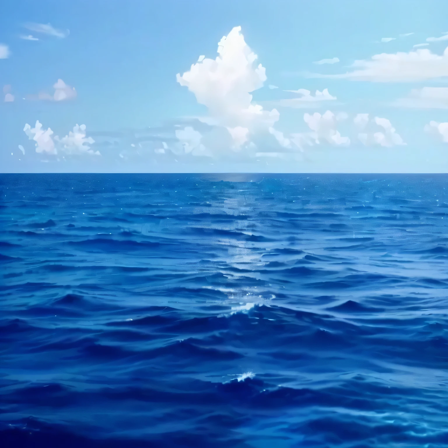 there is a large body of water with a boat in the middle, middle of the ocean, in the middle of the ocean!!!!!, a photo of the ocean, deep blue ocean, photo of the middle of the ocean, the ocean in the background, open sea, ocean in the background, on the ocean surface, blue sea, blue ocean, Ocean bottom