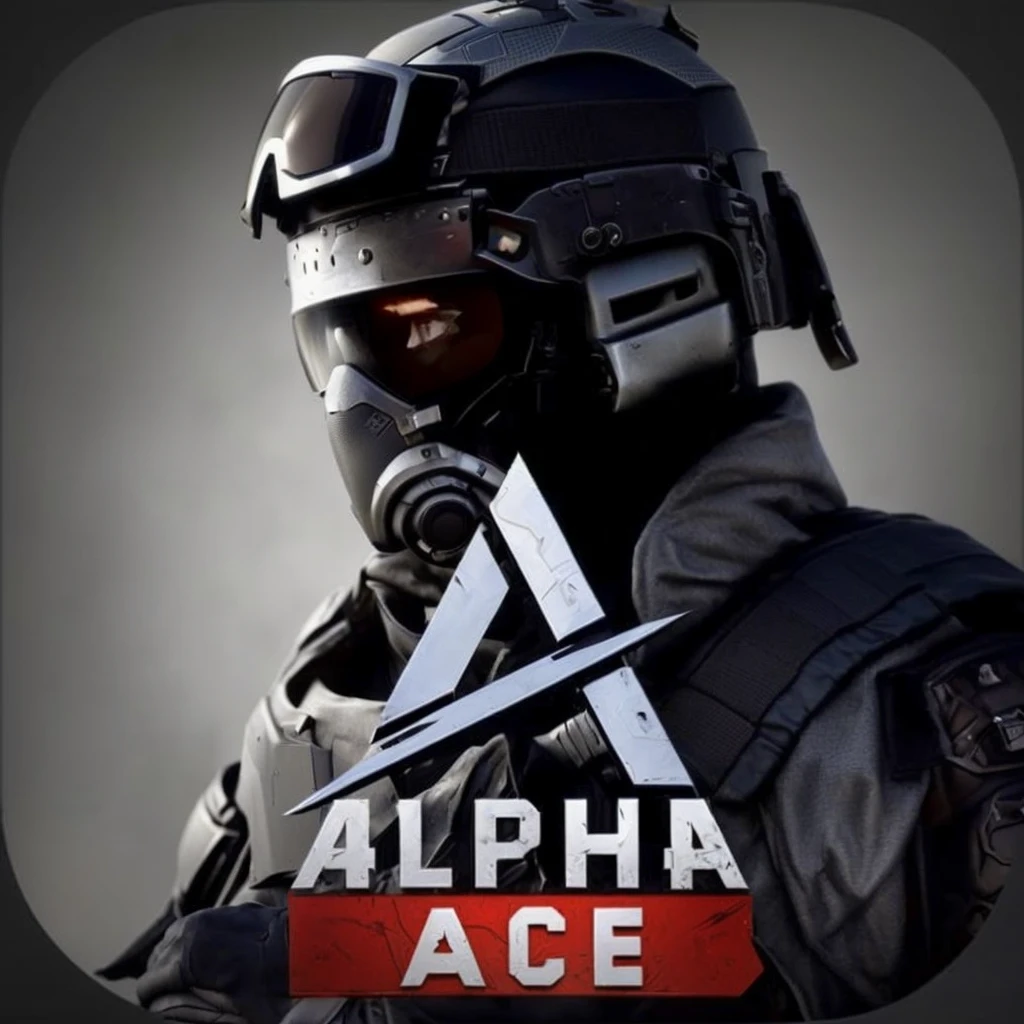 a man in a helmet and glasses holding a knife, alpha, for aaa game, alpha movie, in style of apex legends, action game, 3 rd person action adventure rpg, age 2 0, 3 rd person action adventure, fps shooting game, aaa game, fps game, apex, spartan rage, new ai race, 3D icon for mobile game, arma 3