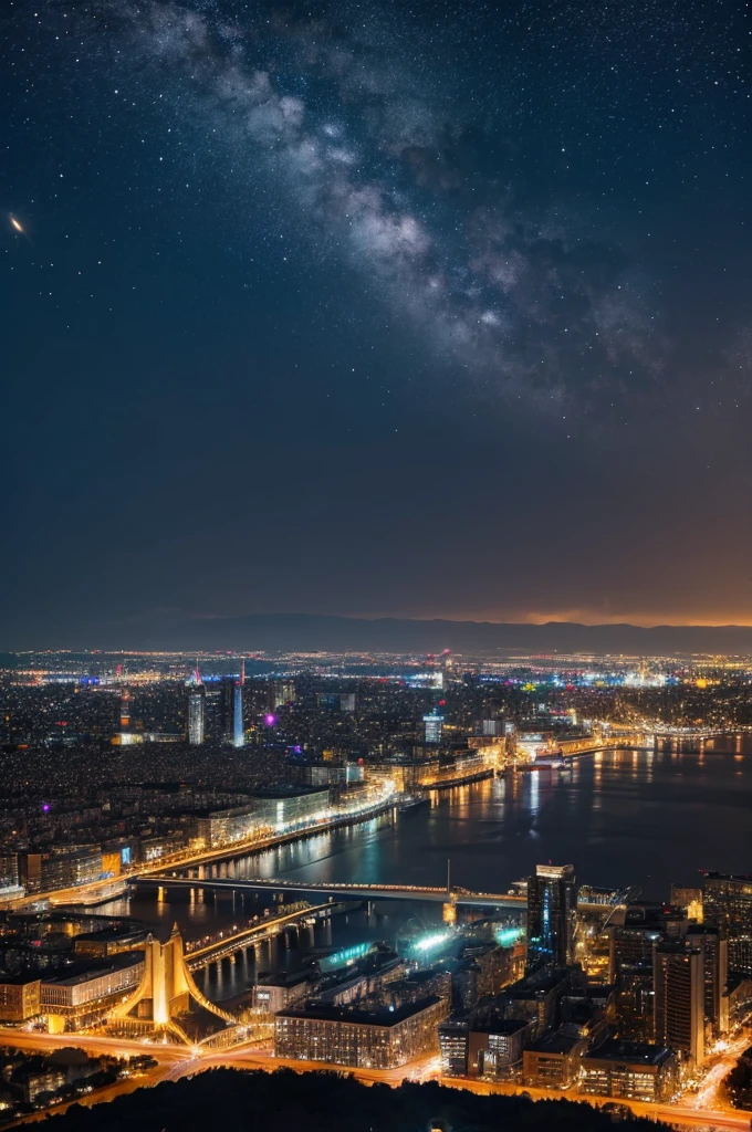 Night view sparkling