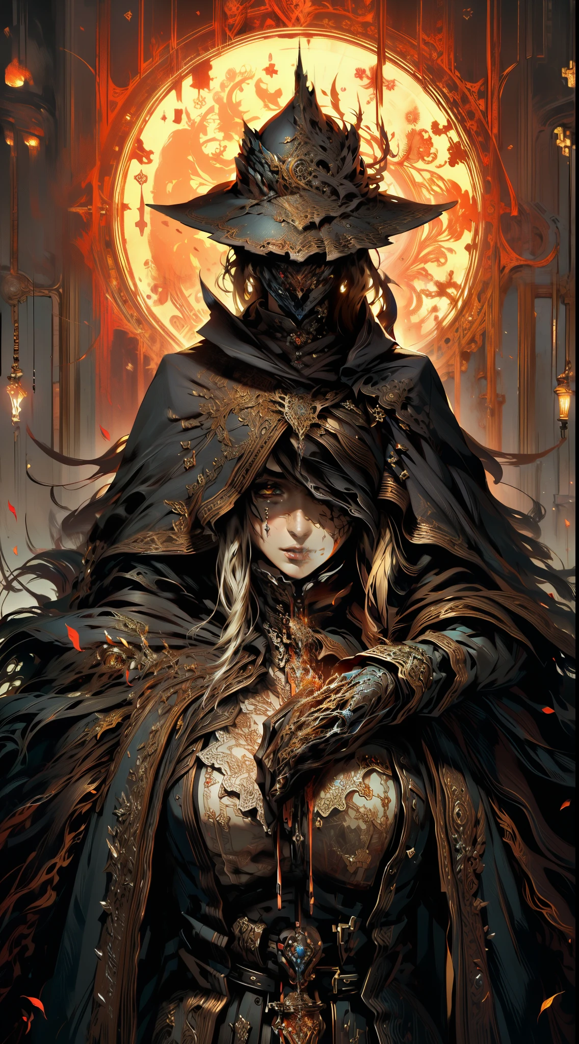 (Masterpiece, Superior quality, Best Quality, Official Art, beautiful and aesthetic:1.2), (1 girl), detailed extreme,(Fractal Art:1.3),showy,more detailed