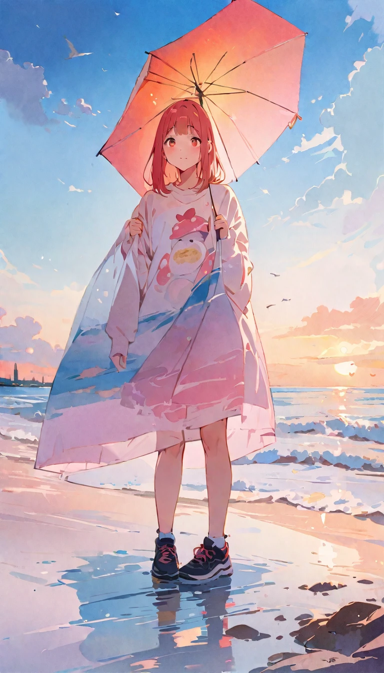 (8K, best quality, masterpiece),watercolor (medium), 1girl, {Practical, original photo, Ultra-fine transparent, image, (Influenced by Yoshitaka Amano's style:1.6)}, Practical Light, Delicate skin, (Beautiful slim woman, 25 years old, Court Knight:1.5), Thin legs, Fine particles, Long white hair, Detailed fingers, Thin, Ecstasy expression, Dynamic and sexy pose, (Huge breasts:1.4), (Long skirt, Long red cape, boots:1.2),(Arcadia, Flower Storm, Many flowers:1.8), Unobscured,Beautiful scenery, (Flowers, Wind and Moon:1.5).