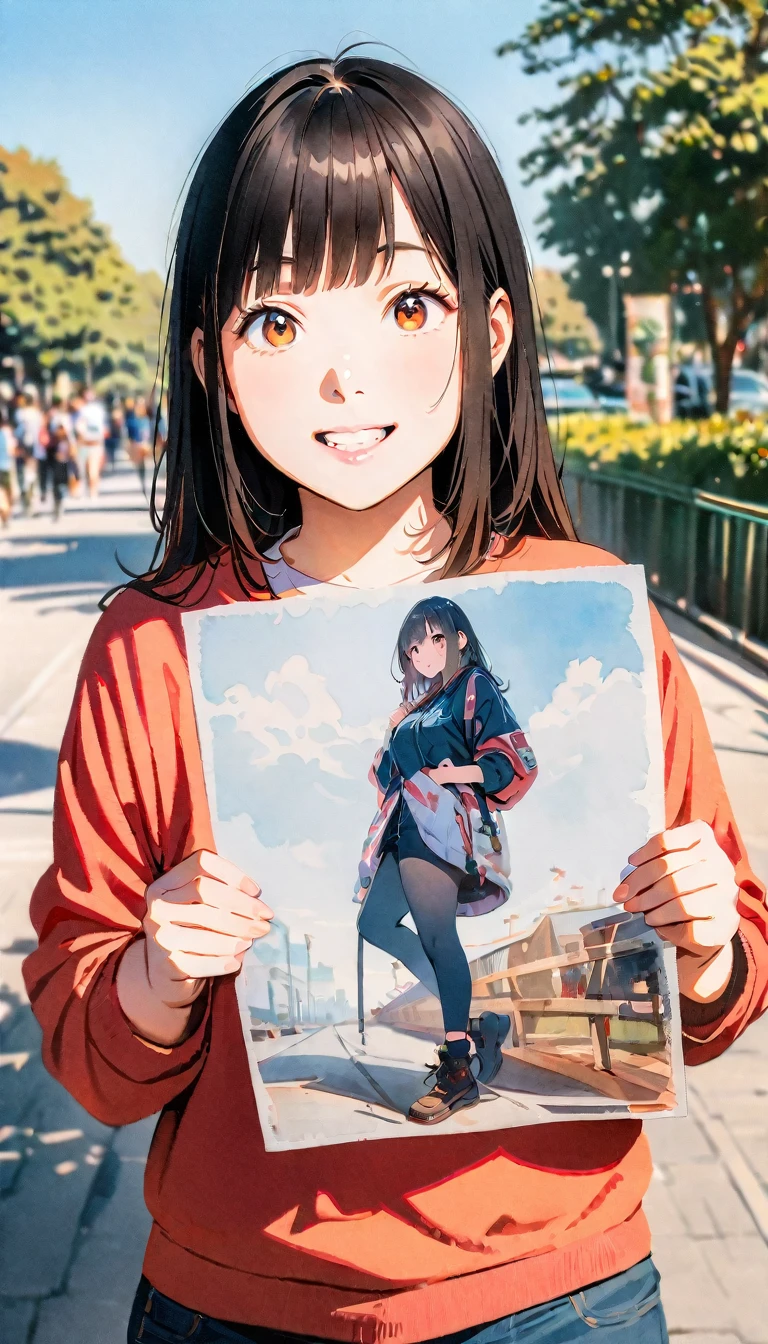 (8K, best quality, masterpiece)，watercolor (medium), 1girl, {Practical, original photo, Ultra-fine transparent, image, (Influenced by Yoshitaka Amano&#39;s style:1.6)}, Practical Light, Delicate skin, (Beautiful slim woman, 25 years old, Court Knight:1.5), Thin legs, Fine particles, Long white hair, Detailed fingers, Thin, Ecstasy expression, Dynamic and sexy pose, (Huge breasts:1.4), (Long skirt, Long red cape, boots:1.2),(Arcadia, Flower Storm, Many flowers:1.8), Unobscured，Beautiful scenery, (Flowers, Wind and Moon:1.5).