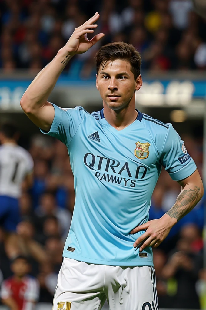 Messi Ronaldo same jersey