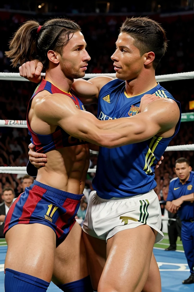 Messi and Ronaldo wwe