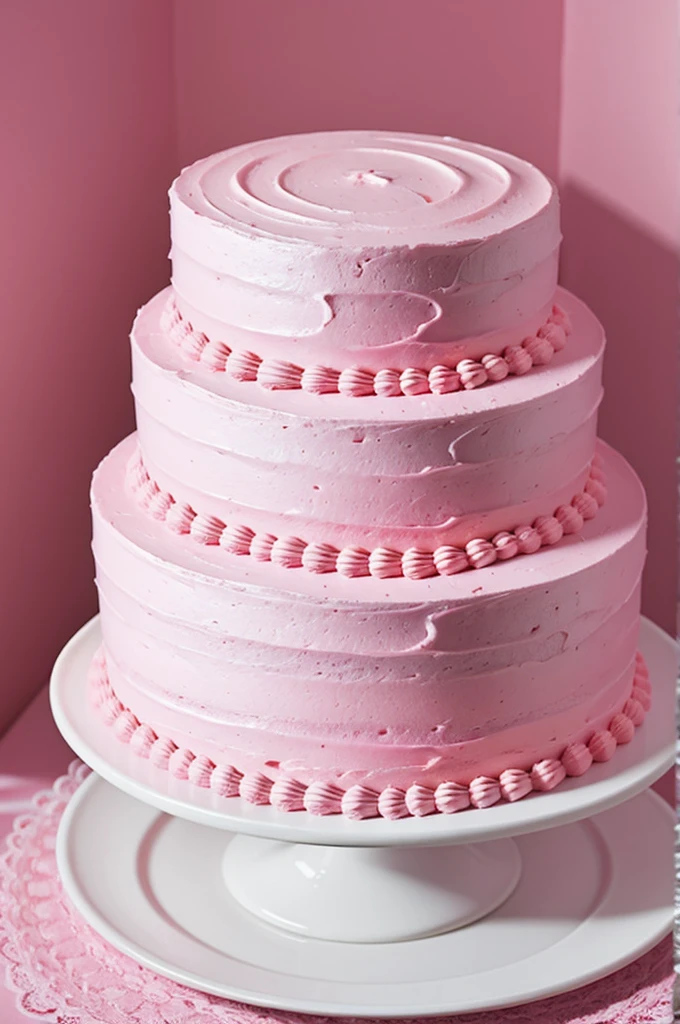 pink cake