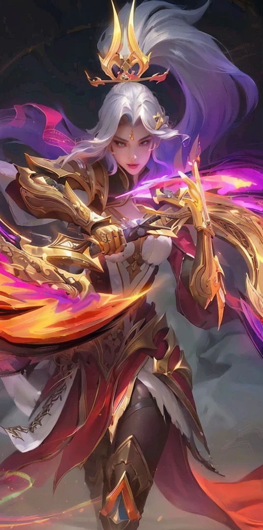 a woman with a sword and a crown on her head, extremely detailed artgerm, ig model | artgerm, by Yang J, style artgerm, mobile wallpaper, heise jinyao, g liulian art style, style of artgerm, artgerm detailed, trending artgerm, artgerm lau, irelia, ashe