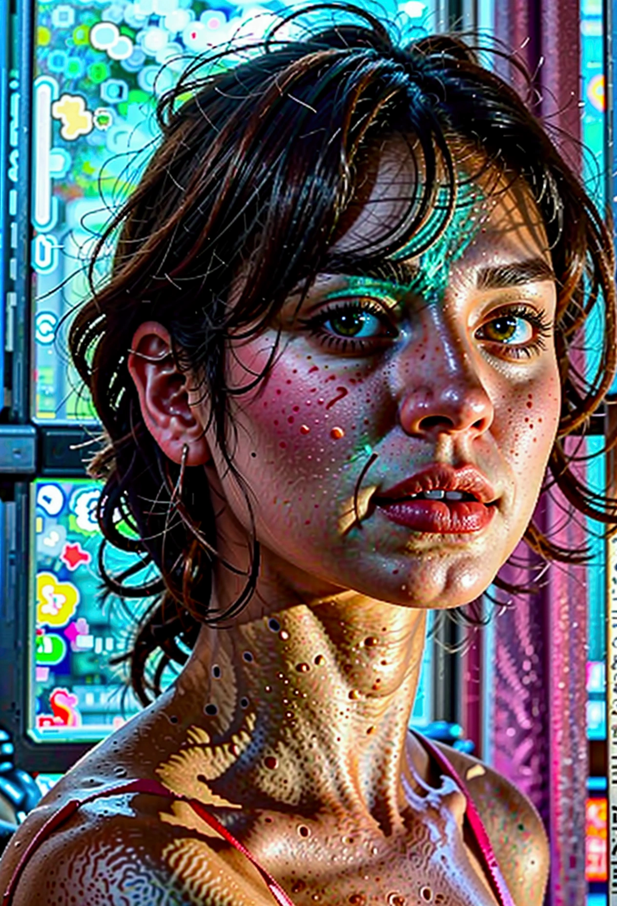 there is a woman taking a selfie in the bathroom mirror, malika favre, look sexy, 1614572159, looks like fabiula natal, 2 0, 20 year, powder Nándor Katona, fernanda suarez, 2 5 them, Julia Fontes, Ayahausca, profile image