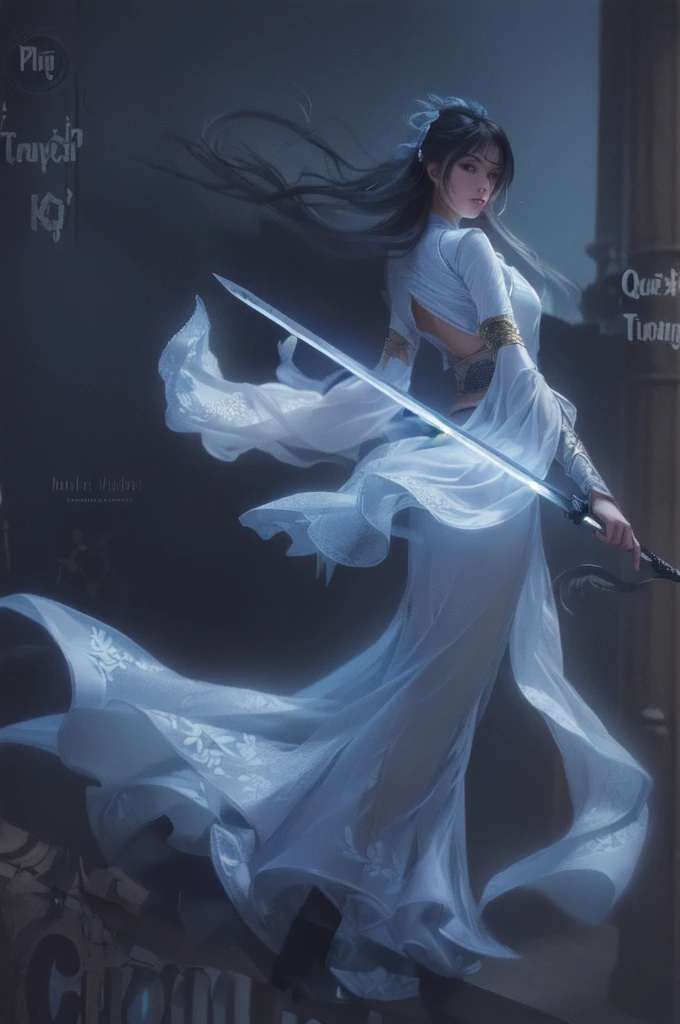 a beautiful detailed girl holding a medieval sword,extremely detailed eyes and face,longeyelashes,fantasy,cinematic lighting,dramatic atmosphere,vivid colors,8k,highres,masterpiece,photorealistic