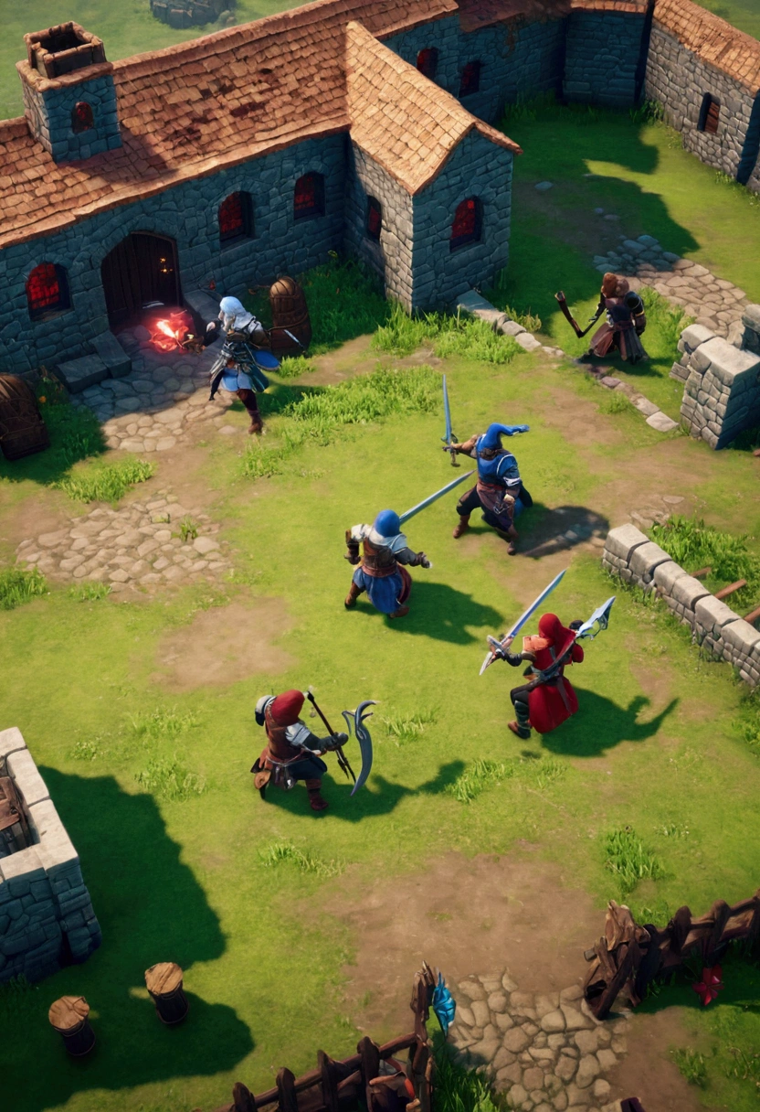 RPG game battle footage