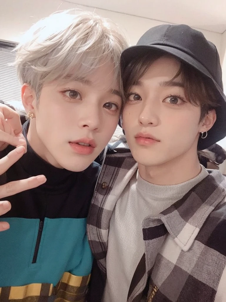 Jimin and Jungkook Without cap