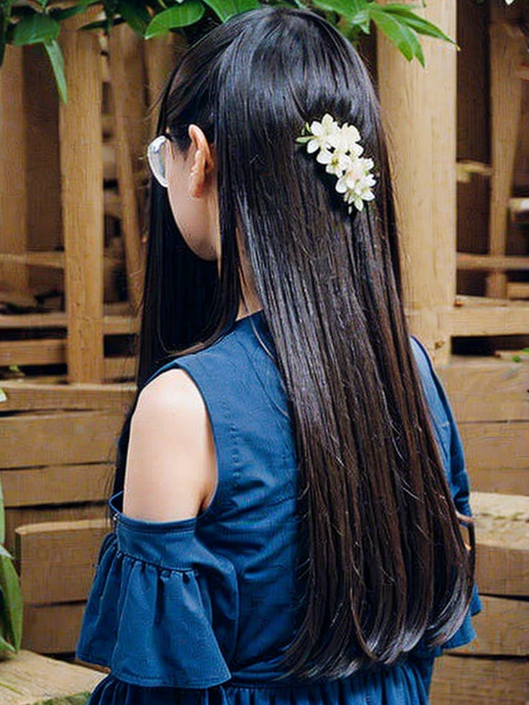 summer、Gothic ta、(upper body shot)、(ass pov:1.1)