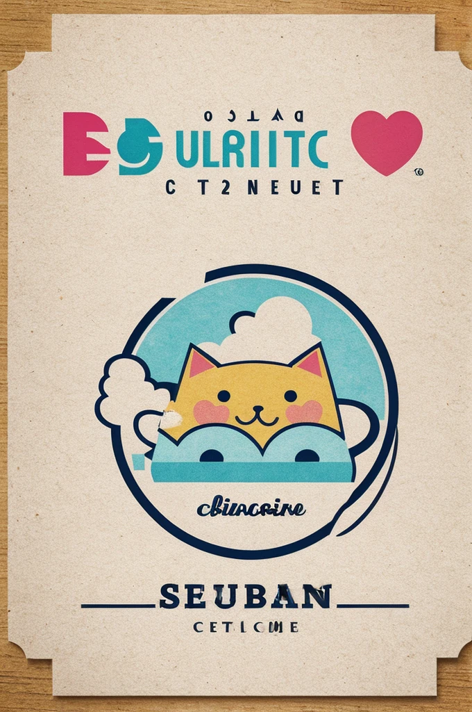 My brand logo, se llama cute details, it's about custom shirts