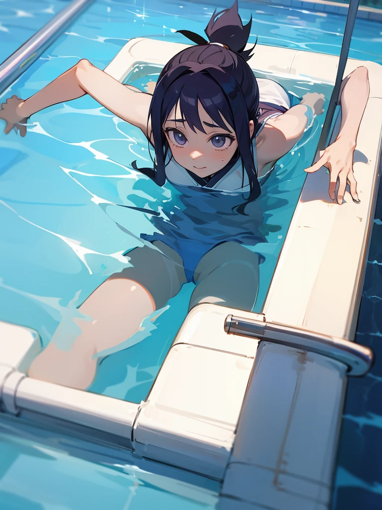 Hinata in the pool 