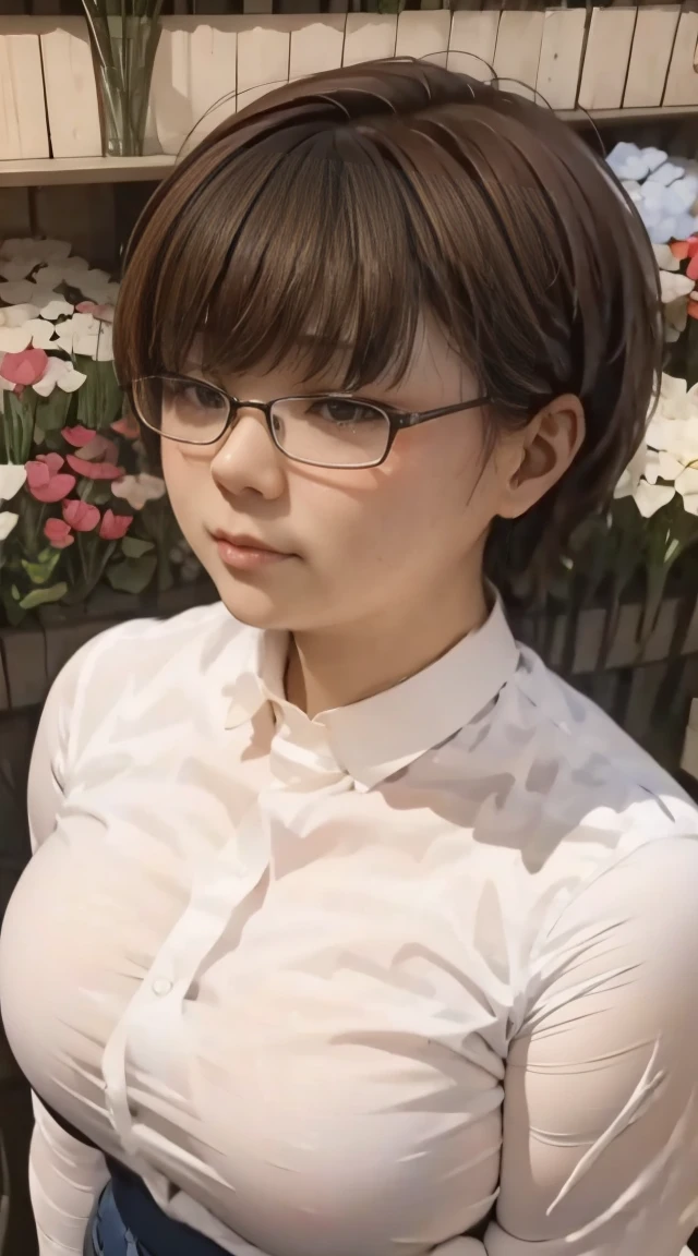 Black-rimmed glasses、Enlarge your face
