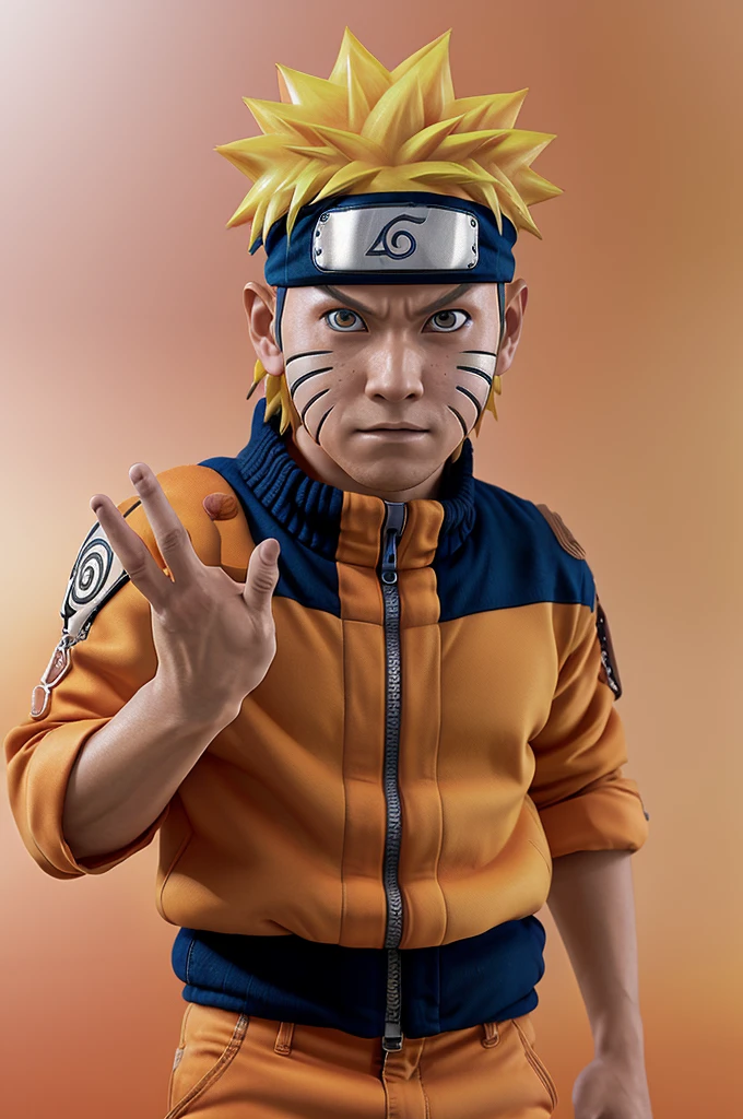 naruto, naruto Uzumaki, Create a mascular naruto Uzumaki avatar, Closed wallistic appearance. Inspired by naruto Uzumaki from naruto, photograph (photographrealism) (Realistic) (Ultra HD) (8K Wallpaper) (The finer details) (Extreme details of the face)