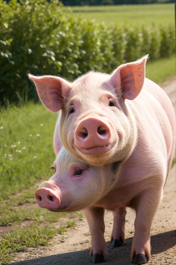 a pig