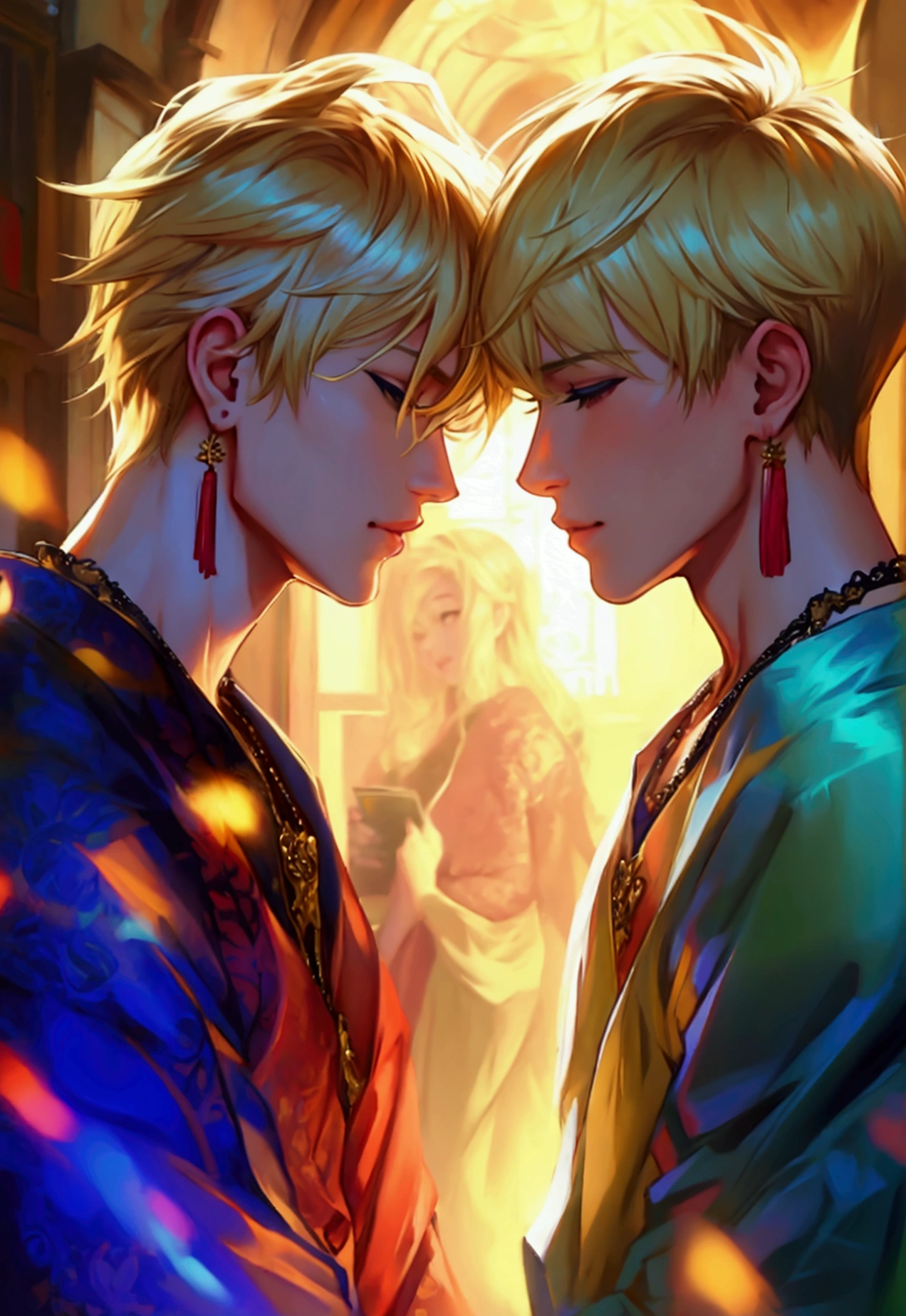 with hot blondes