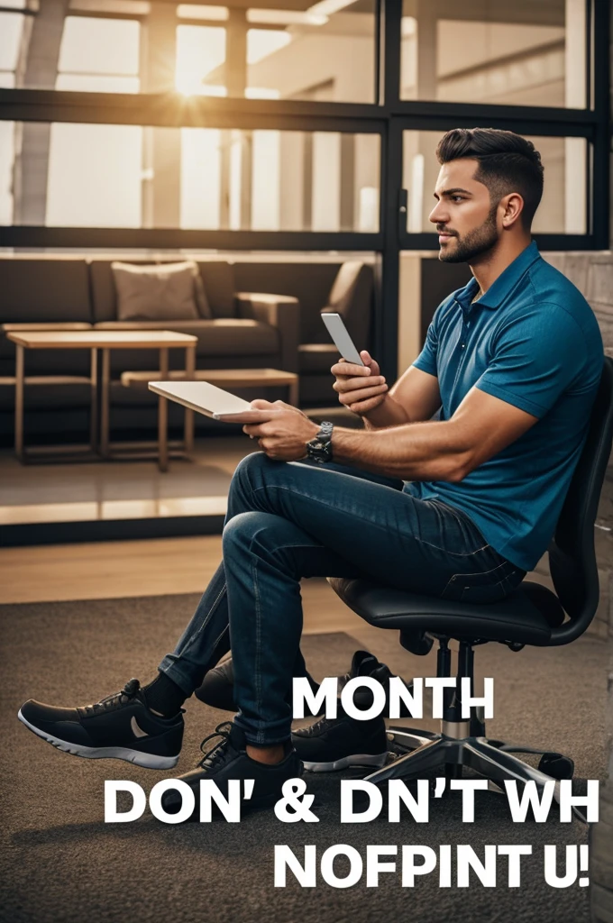 Image of successful man working with next motivational phrase: " I don&#39;t have time to waste time, simply time is money"