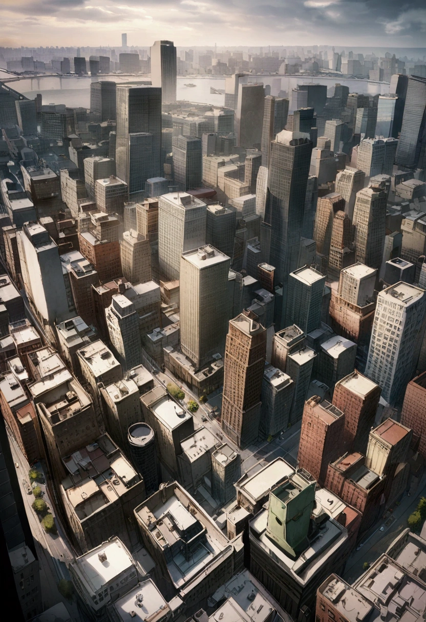 akira ohotomo katsuhiro landscape of new york city