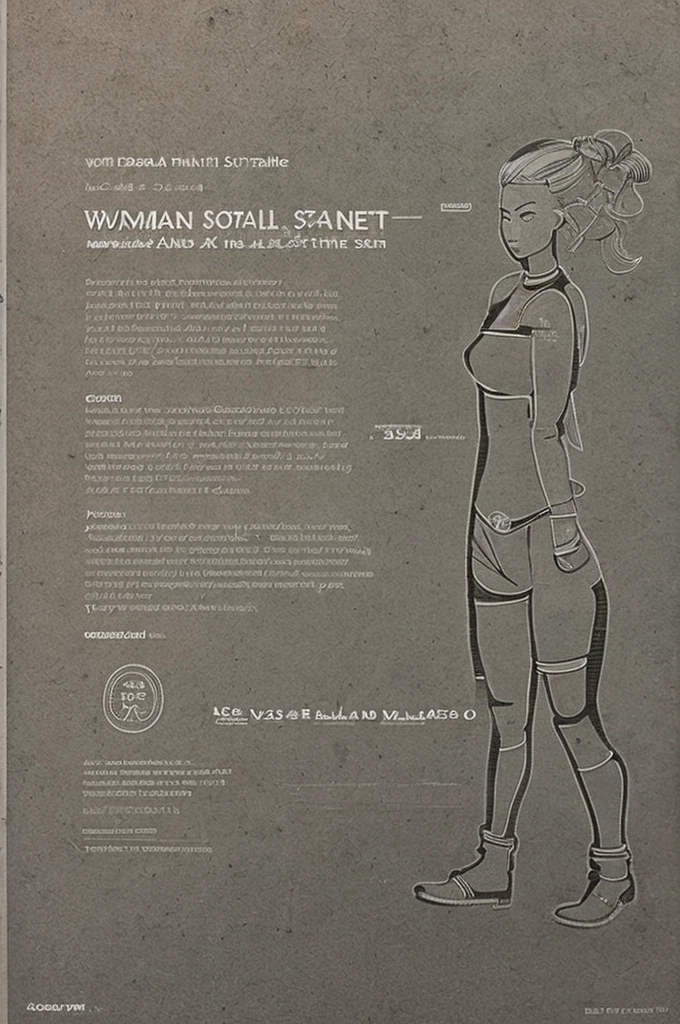 woman hard surface sheet