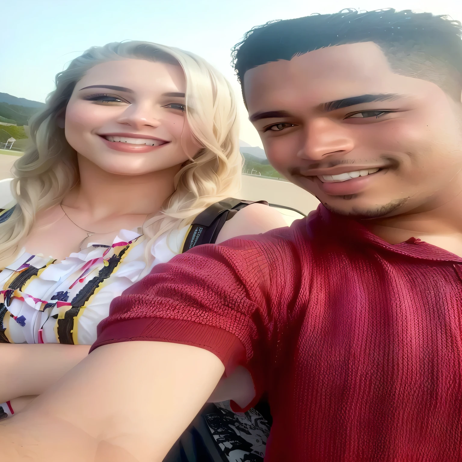 there are two people that are taking a selfie together, powder Nándor Katona, lovely Couple, Couple, Ronaldo Nazario fenomeno, happy Couple, Ronaldo Nazario, lorena avarez, profile image, Tent, Simon Raven, astor alexander, very low quality image, 30-year-old woman from cuba