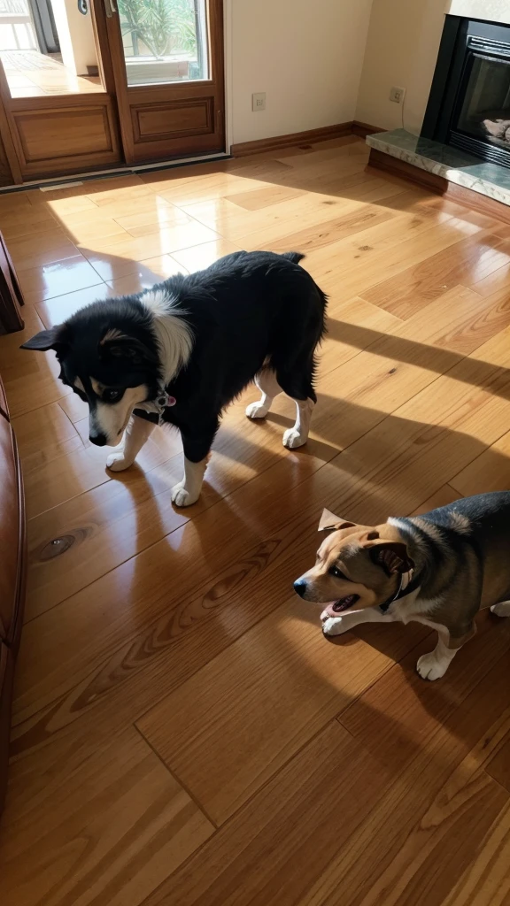 Dogs invaded house