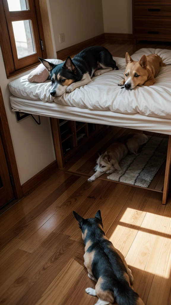 Dogs invaded house