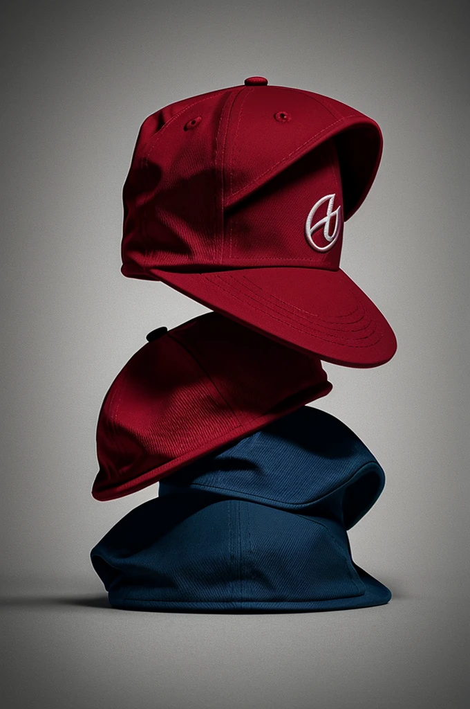An animated cap logo