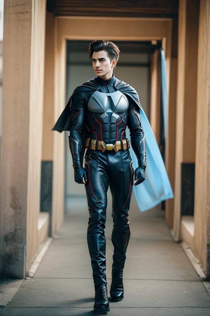 heroi stark, Hero, super Hero, armour, realisitic, traje de Hero masculino, foto realisitic, style series The boys, muscular hero, Captain America costume, Batman, flash, wolverine, dark color costume, leather outfit, stark, filme de super Hero, traje de super Hero, roupa de Hero, stark, hiper realisitic, realisitic, whole body,cinematic light,sharp focus, Spitz,4k HDR, uhd