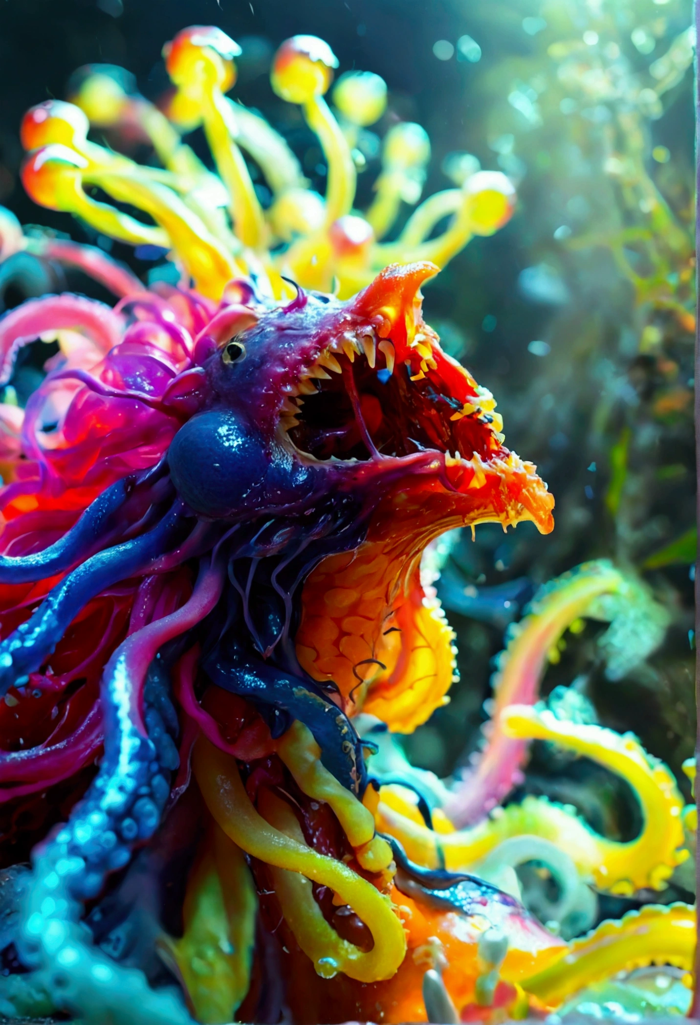 Make hentai with tentacles but with a man being violently penetrated by them.