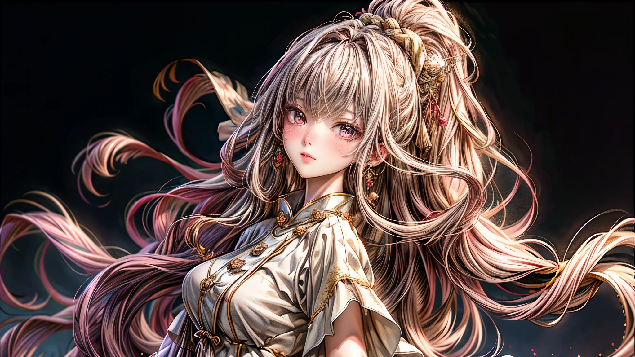 4K anime style quality,digital drawing mode,cute Moe anime cute female,wearing Fringe raffia paper hat ,Flashy fashion,wearing wool and silk dress at night,gold accessories,Blur the background to create a three-dimensional effect, atmosphere,sauna,beautiful pure skin ,Brush your hair back,beautiful pure white skin a,glossy long Braid hair,glossy pink lip, beautiful skin,beautiful femaled,high detail eyes textuer,gold white,fullbody,cute face,8 life size,perfect anatomy,Smooth hair,detailed pure skin texture, dynamic pose, full HD, 4k,HDR, perfect anatomy, depth of field,

