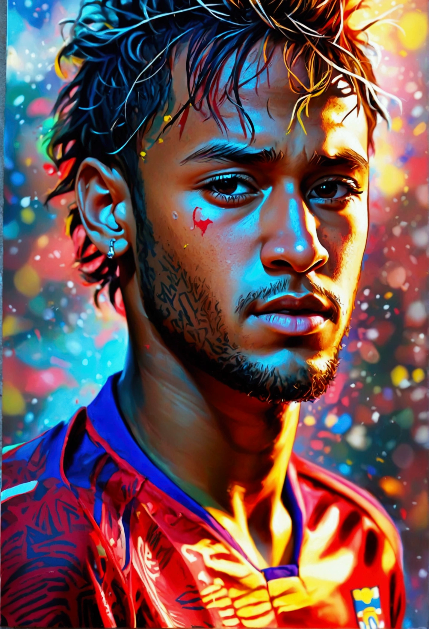 Neymar's portrait