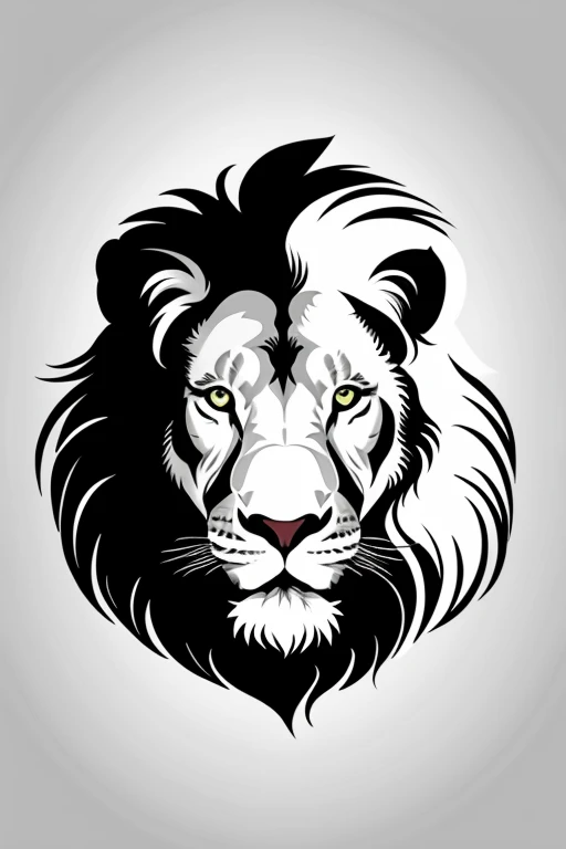 Minimalist lion design