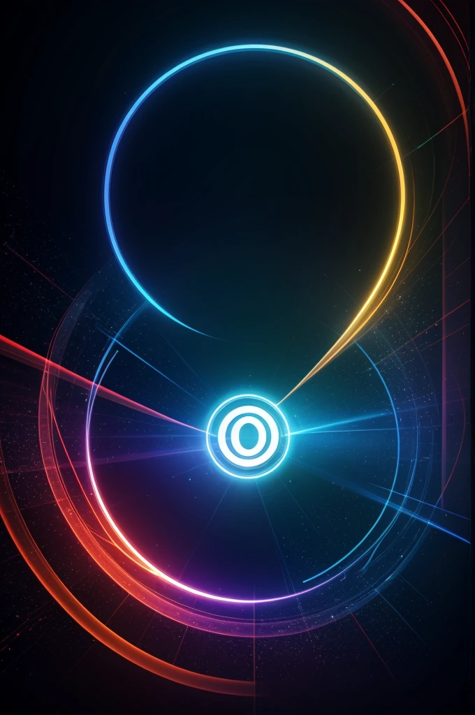 An animated background with the Integrall logo in the center, accompanied by a subtle light effect or moving particles.