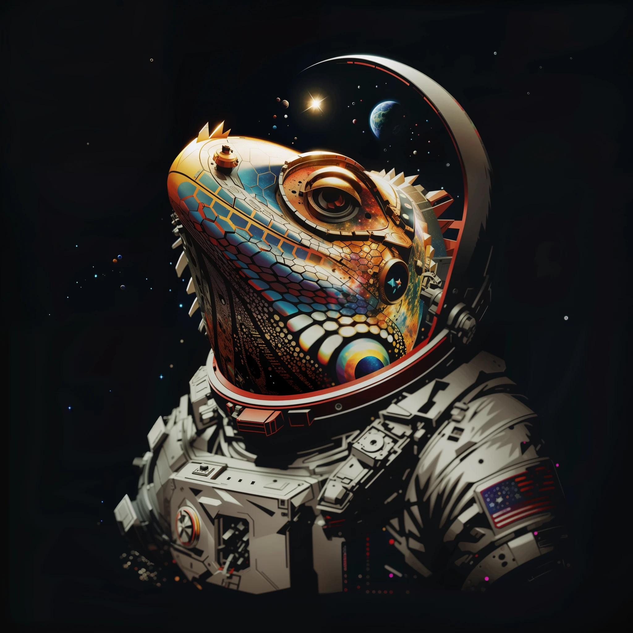 space, star, galax, amazing digital art, multicolor, ink spatter, ultra detaild, 4K