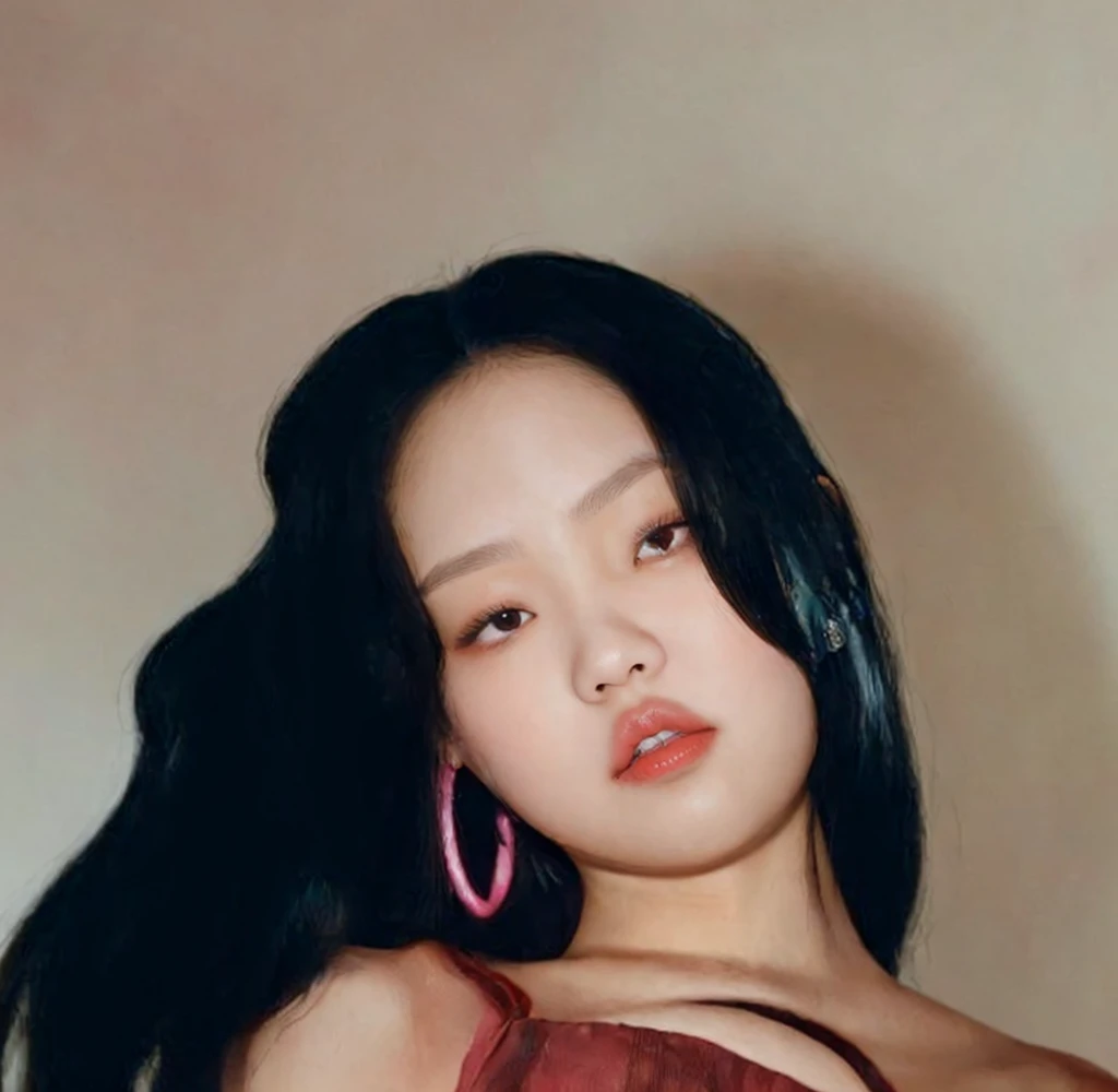 Jennie Kim face, Jennie blackpink face, Kim Jennie face, juicy lips, small nose, big eyes 