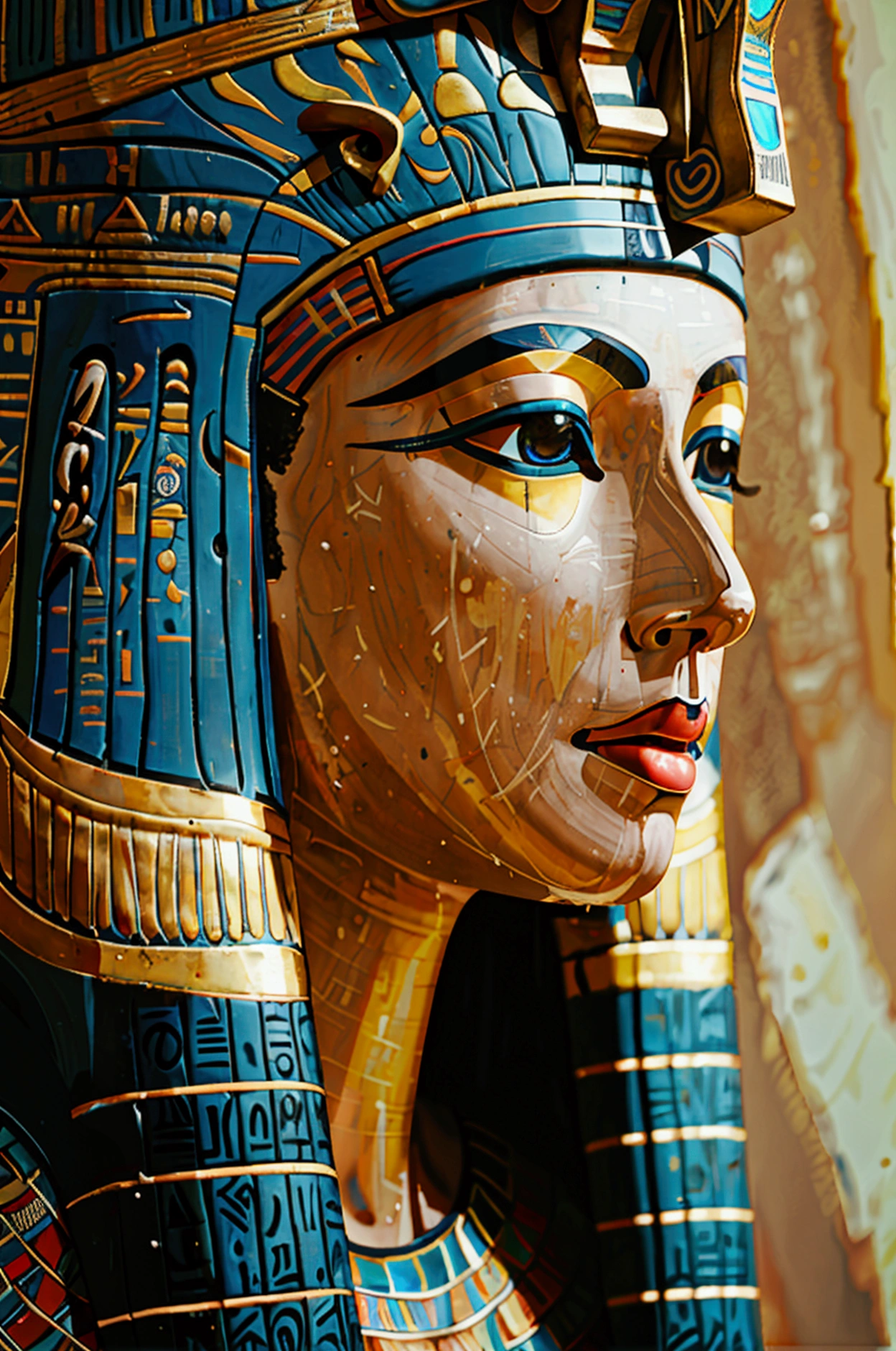 ancient Egyptian writing.