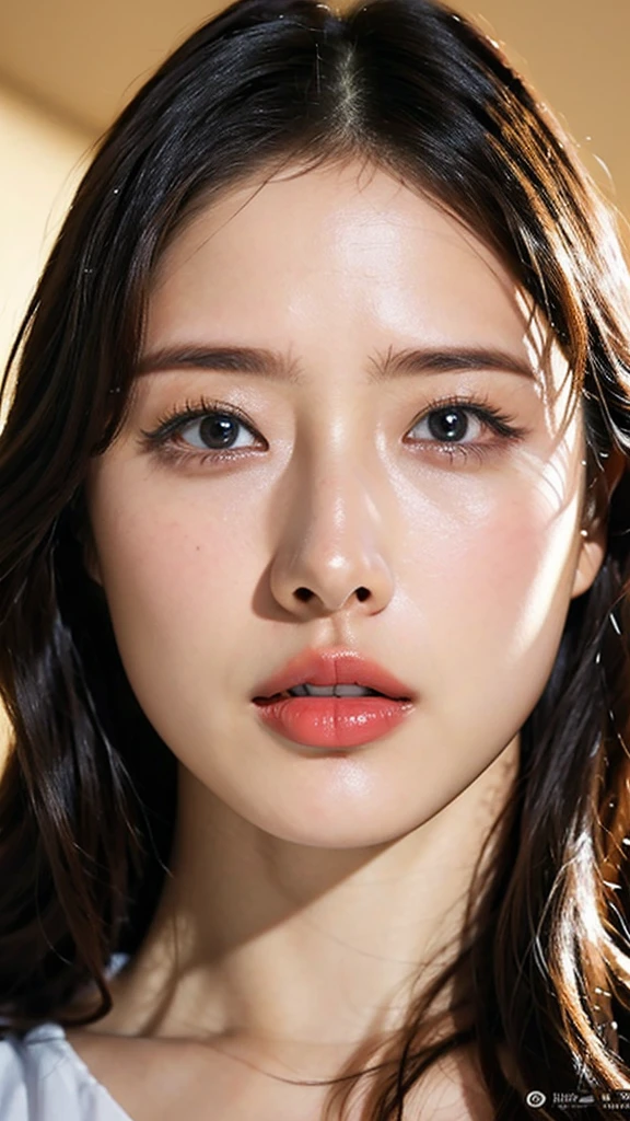 (masterpiece),(Highest quality:1.2),(Very detailed:1.2),(High resolution),(Photorealistic Stick),(RAW Photos),8K,Backlight,(Depth of written boundary),(Sleek lighting:1.2),Close-up of a naked woman,Soft portrait shots,Beautiful Japanese Women,Gorgeous face portrait,(Eye light,Sharp pupils,Detailed eye drawing,)Very beautiful face,(Detailed skin texture:1.3),Beautiful portrait,A lovely and delicate face,Beautiful young Japanese woman,Look this way,front,(POV shot),(sleepy),(orgasm,ecstasy,ascension):1.8,ahegao:1.6