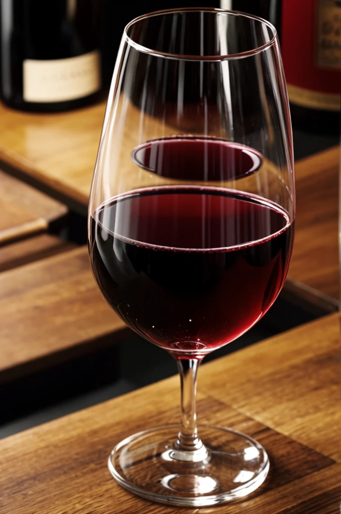 a glass of wine. The name CRISS is engraved on the glass