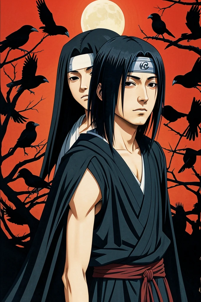 Itachi with his crows