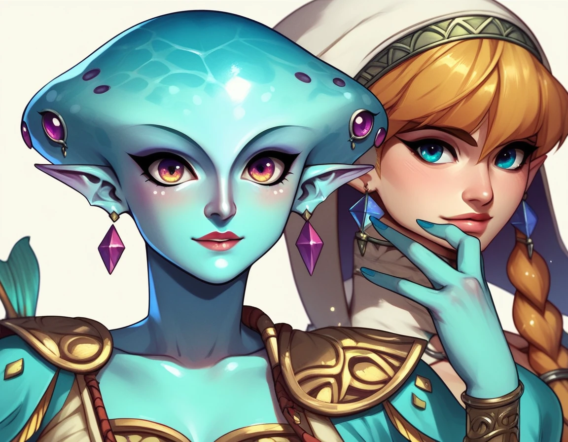 , score_9,score_8_up,score_7_up, princess ruto from legend of Zelda, zora