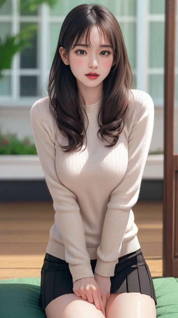 (random porn pose),(Thin type:1.8),(big breasts),(random hairstyle),(Highest image quality,(8k),ultra-realistic,best quality, high quality, high definition, high quality texture,high detail,beautiful detailed,fine detailed,extremely detailed cg,detailed texture,a realistic representation of the face,masterpiece,Sense of presence),sweater,tight mini skirt,stockings,Engineer boot